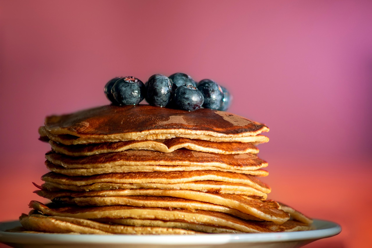 pancake, breakfast, food, dessert, pancake day, crepe, sweet, blueberries, fruits, pancake, pancake, pancake, pancake, pancake